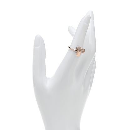 Tiffany 18K Rose Gold Diamond Paper Flowers Ring 52 6 2 of 5