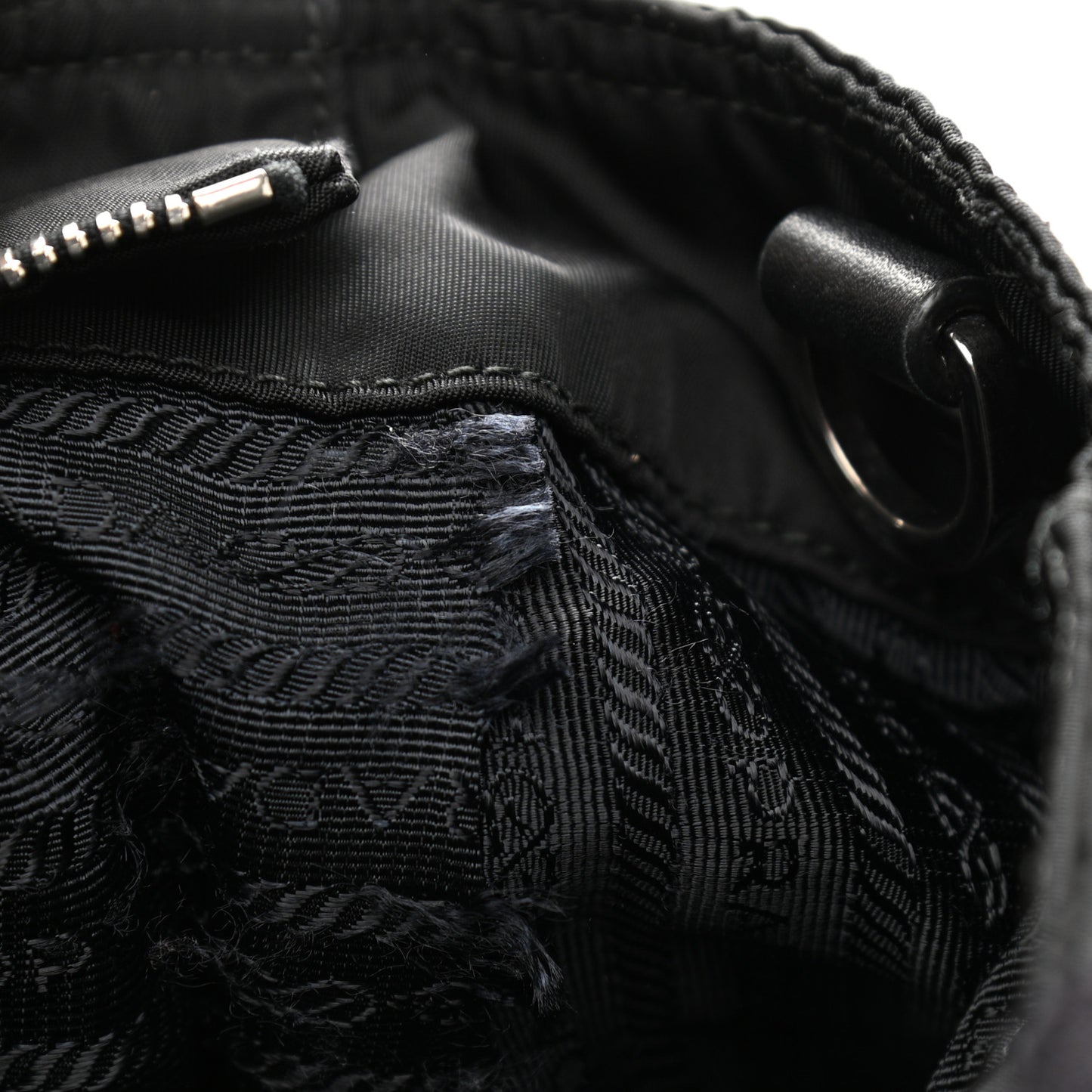 Tessuto Nylon Diaper Bag Black