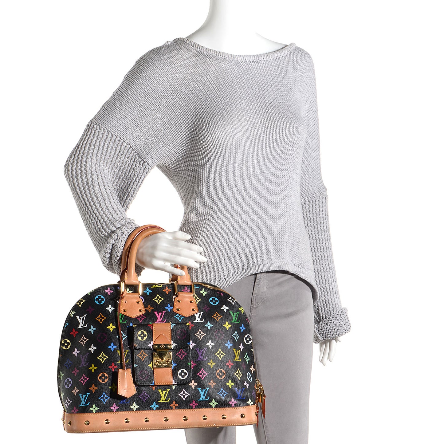 Monogram Multicolor Alma GM Black