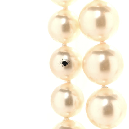 Chanel Graduated Pearl Enamel Gripoix Necklace Turquoise Burgundy 5 of 7