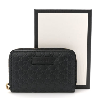 Gucci Microguccissima Zip Around Card Case Black 7 of 7