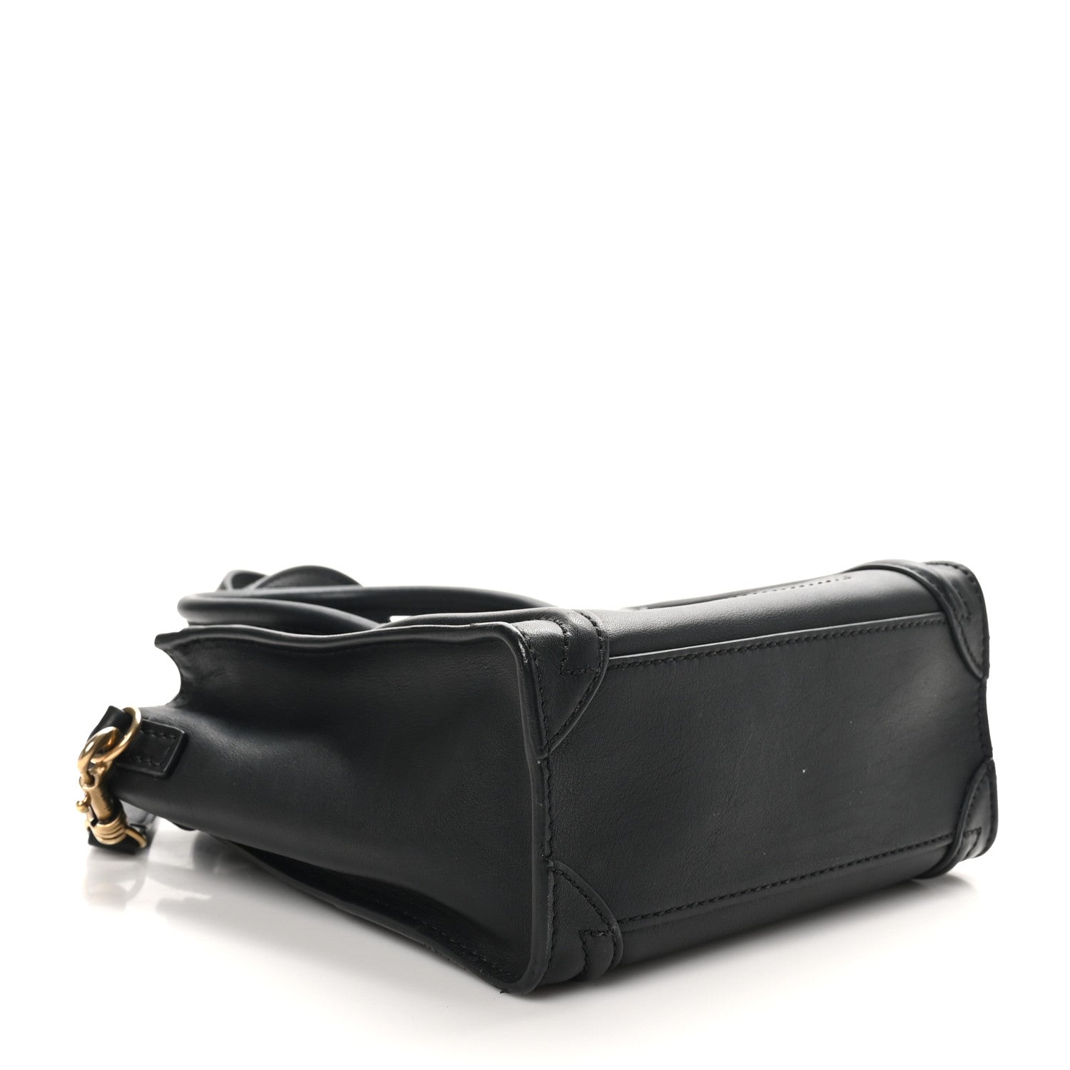 Celine Smooth Calfskin Nano Luggage Black 4 of 10