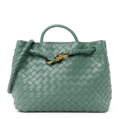 Bottega Veneta Nappa Intrecciato Medium Andiamo Shoulder Bag Aloe 1 of 11