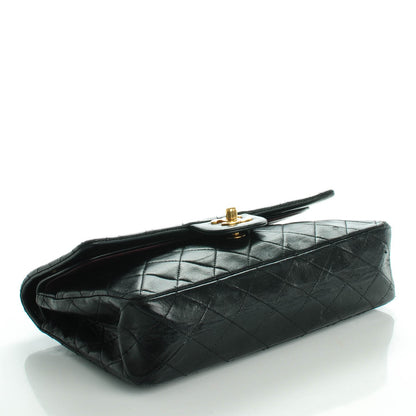 Chanel Lambskin Quilted Medium Double Flap Black 4 of 8
