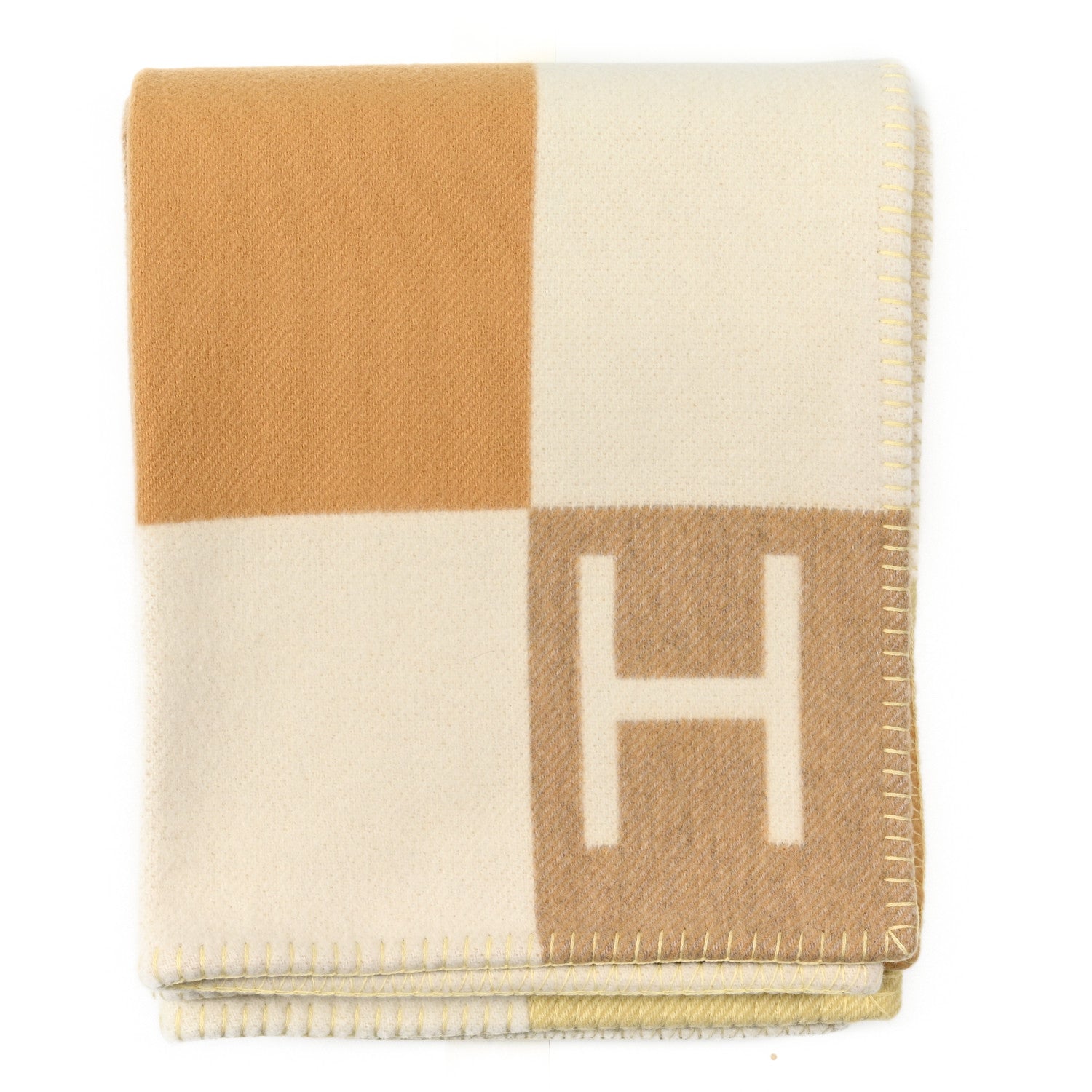 Hermes Wool Cashmere Avalon Blanket Sable 1 of 3