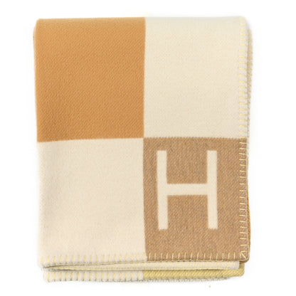 Hermes Wool Cashmere Avalon Blanket Sable 1 of 3