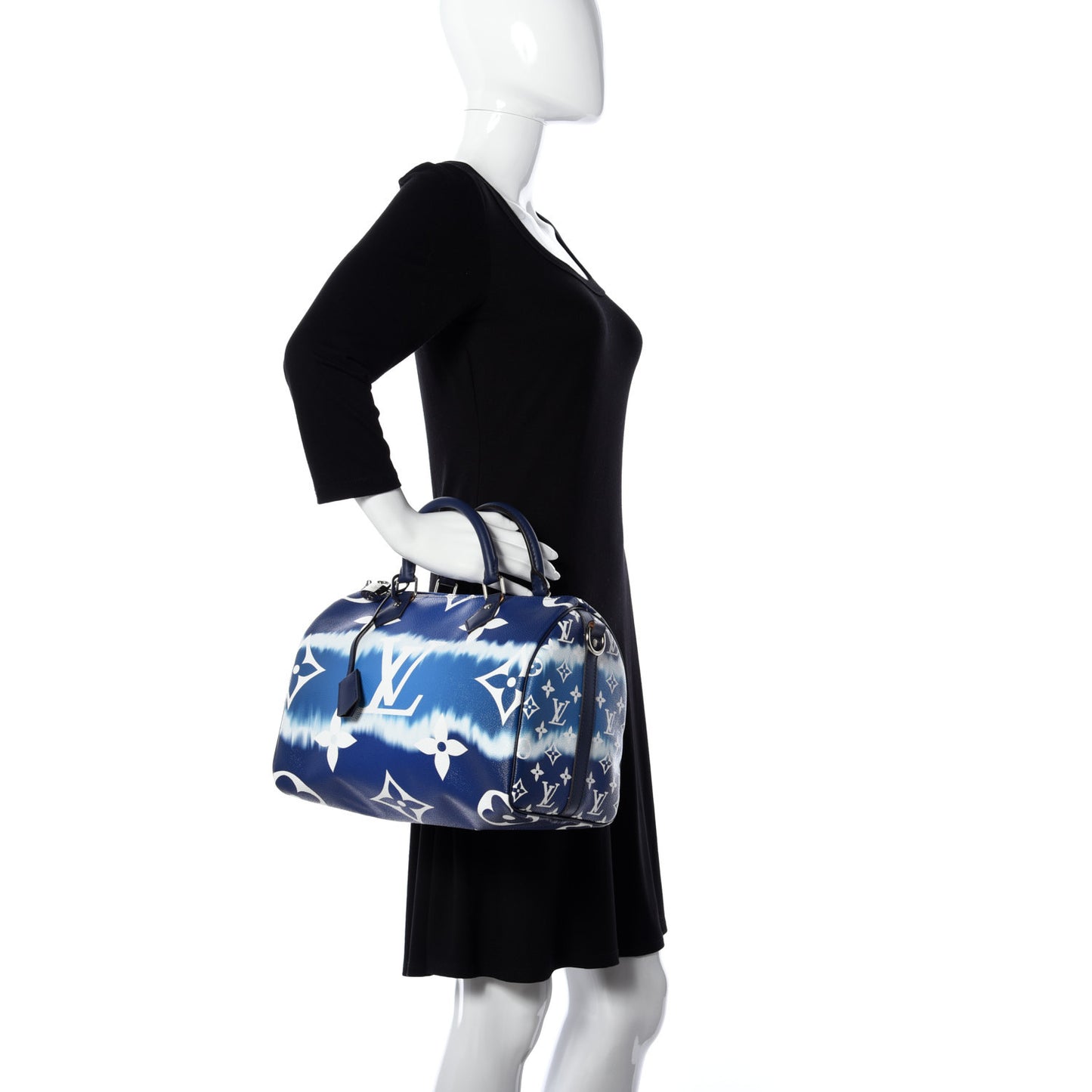 Monogram Escale Speedy Bandouliere 30 Blue