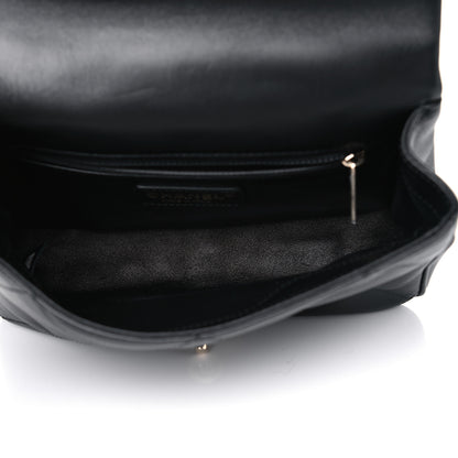 Chanel Lambskin Quilted Small Easy Carry Flap Black 5 of 5