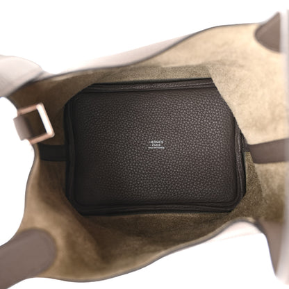 Hermes Taurillon Clemence Picotin Lock 18 PM Etain 4 of 10