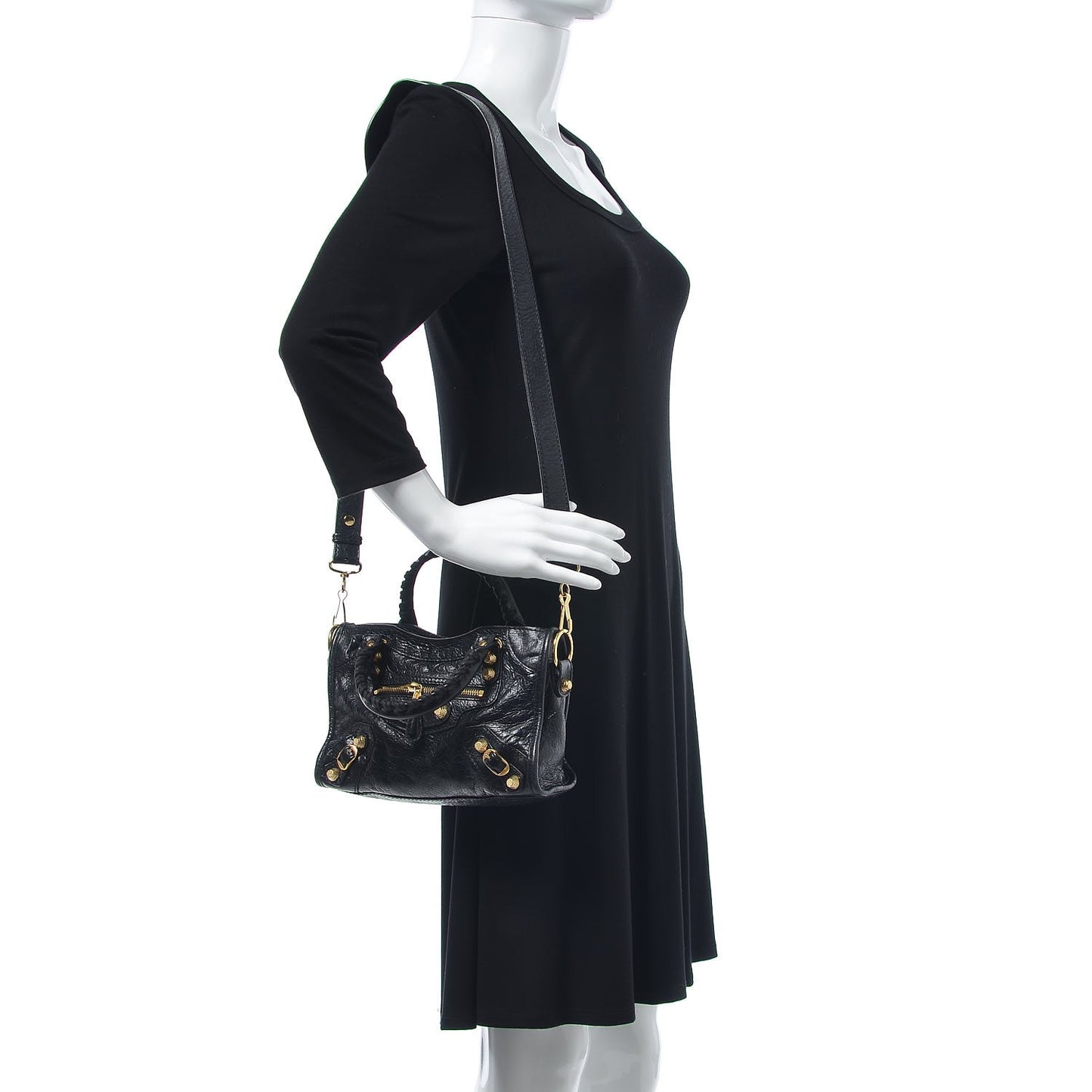 Agneau Giant 12 Gold Hardware Mini City Black