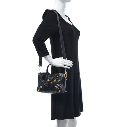 Balenciaga Agneau Giant 12 Gold Hardware Mini City Black 2 of 7