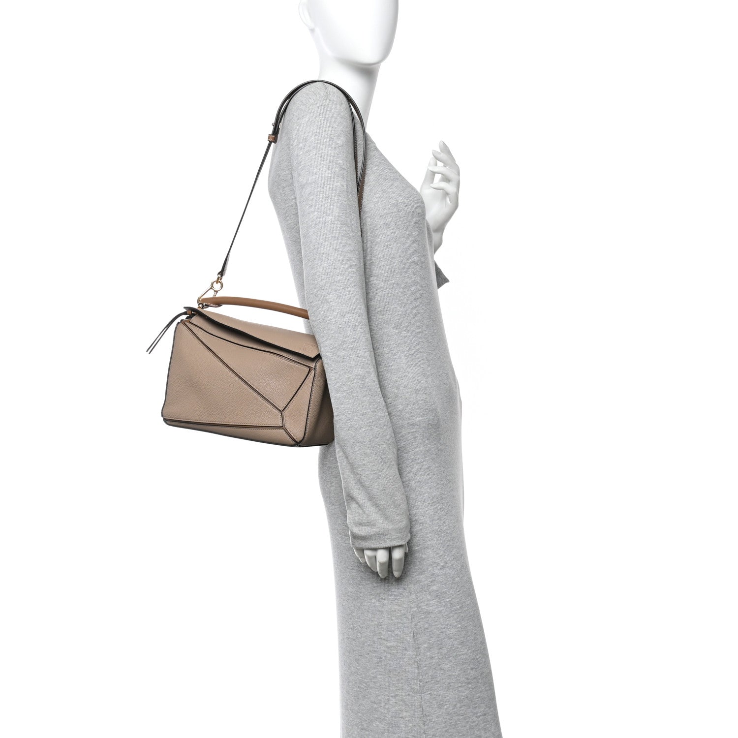 Gucci Azalea Calfskin GG Monogram Bi-Color Debossed Small Dionysus Shoulder Bag Stone Topaz Mystic White Emerald 2 of 12