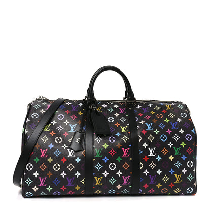 Louis Vuitton LV X TM Monogram Multicolor Keepall Bandouliere 50 Black 1 of 8