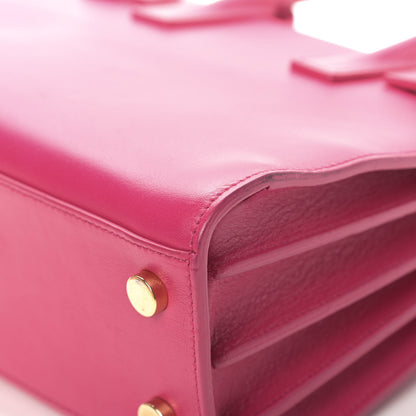Saint Laurent Calfskin Nano Sac De Jour Lipstick Fuchsia 7 of 14