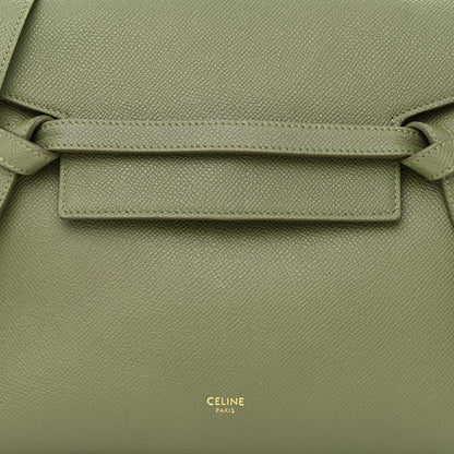 Celine Grained Calfskin Micro Belt Bag Army Green 8 of 11