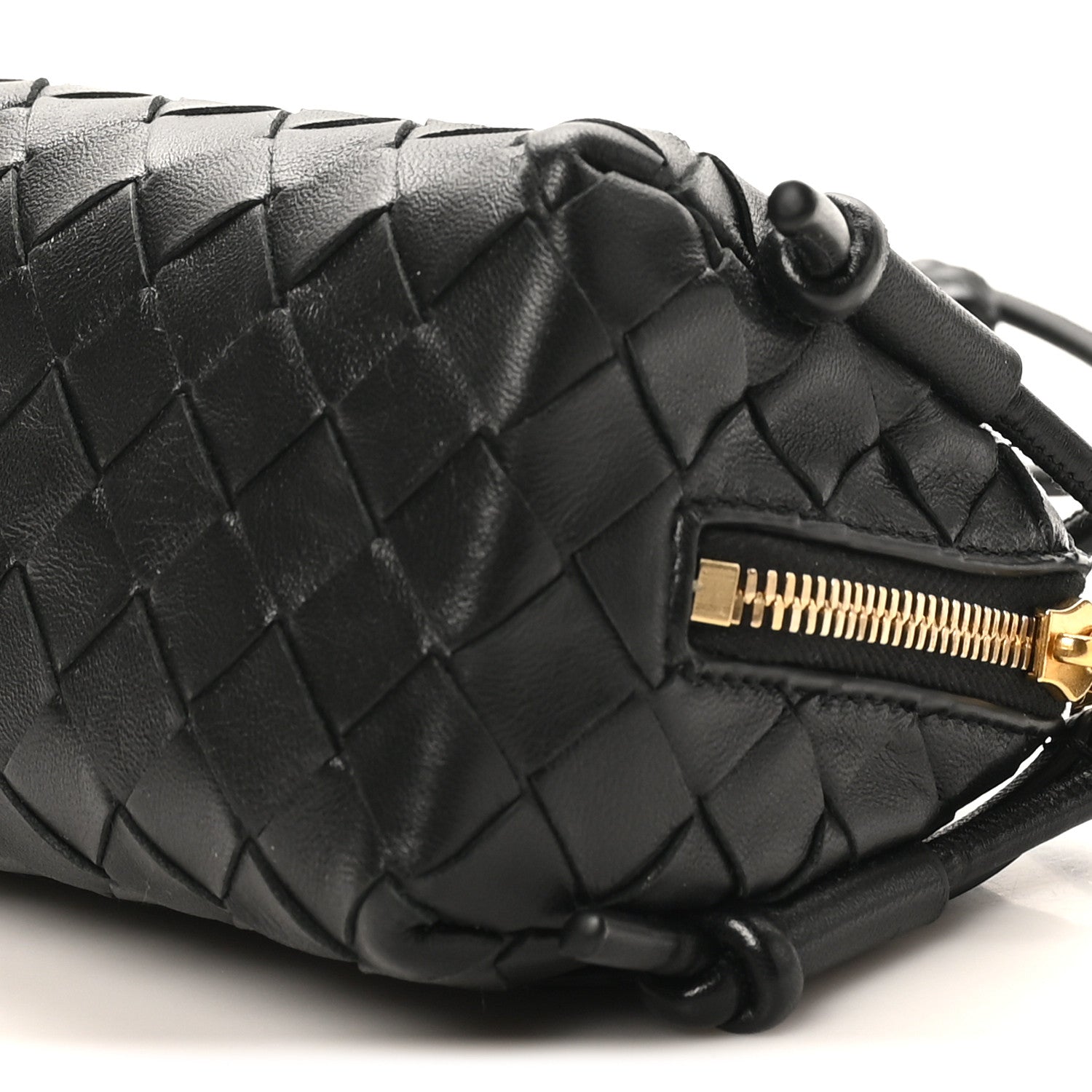 Bottega Veneta Nappa Intrecciato Concert Pouch Black 1834369