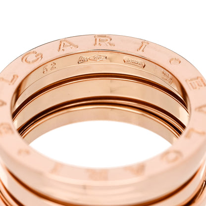 Bulgari 18K Rose Gold B.Zero1 Three-Band Ring 52 6 4 of 6