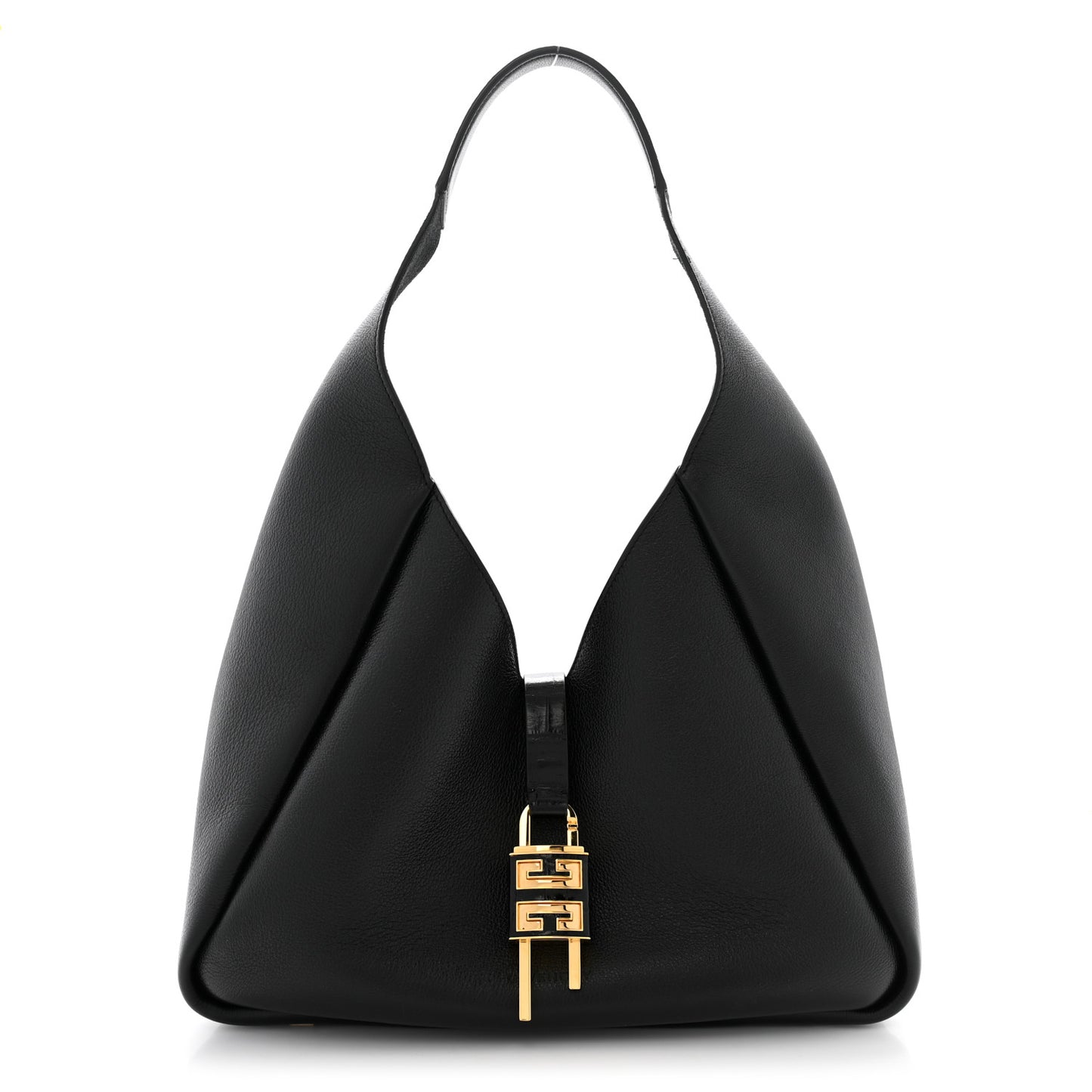 Calfskin Medium G-Lock Hobo Black