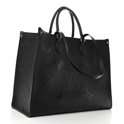 Louis Vuitton Empreinte Monogram Giant Onthego GM Black 3 of 9