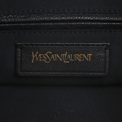 Saint Laurent Leather Medium Cabas Chyc Shoulder Bag Black 6 of 7