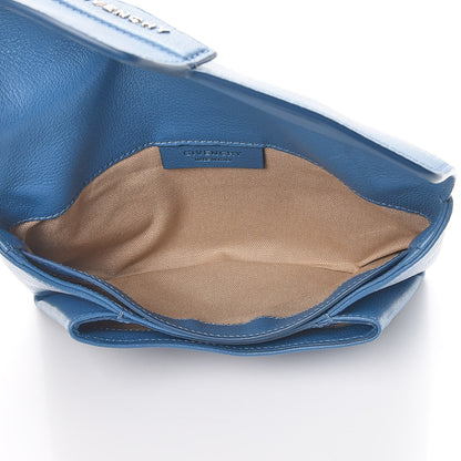 Givenchy Sugar Goatskin Small Antigona Envelope Clutch Mineral Blue 5 of 7