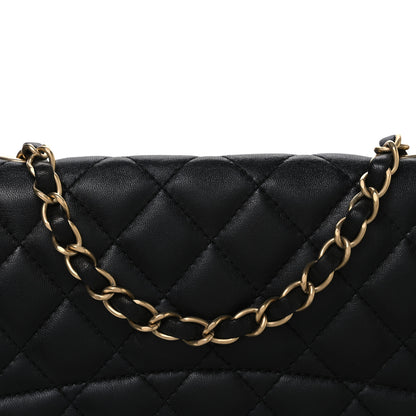 Chanel Lambskin Quilted Medium Mademoiselle Chic Flap Black 8 of 10