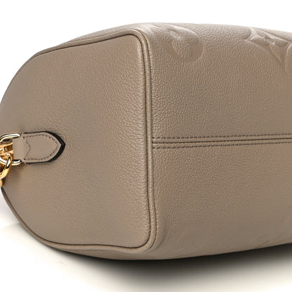 Louis Vuitton Empreinte Monogram Giant Speedy Bandouliere 25 Tourterelle 9 of 12