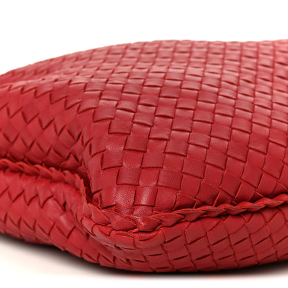 Bottega Veneta Nappa Intrecciato Large Veneta Hobo Red 10 of 12