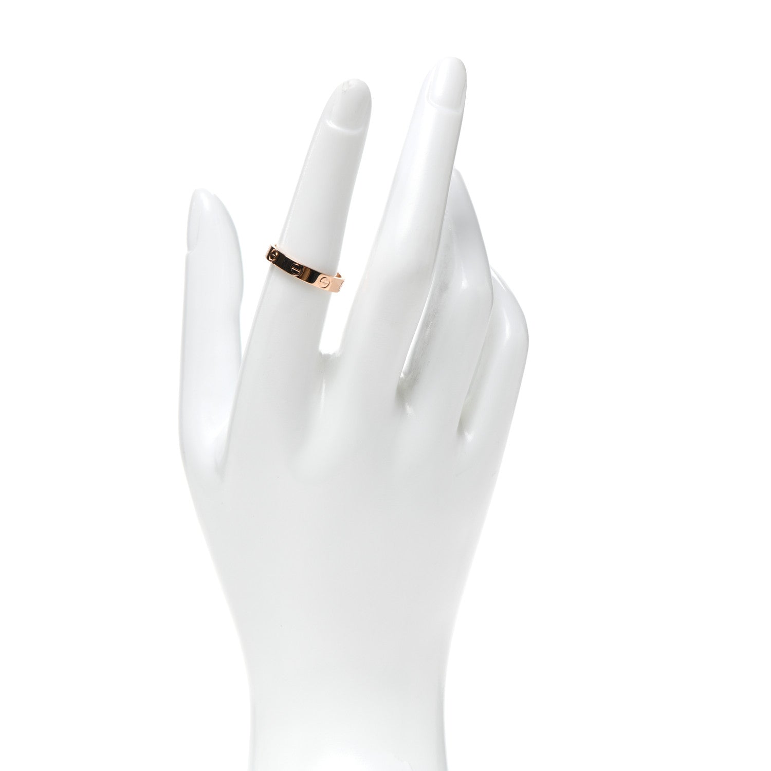 Cartier 18K Pink Gold 3.5mm LOVE Wedding Band Ring 54 7 4 of 10