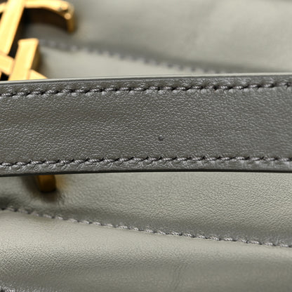 Saint Laurent Calfskin Y Quilted Monogram Medium Loulou Chain Satchel Faggio 15 of 16