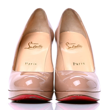 Christian Louboutin Patent New Simple 120 Pumps 37 Nude 2 of 7