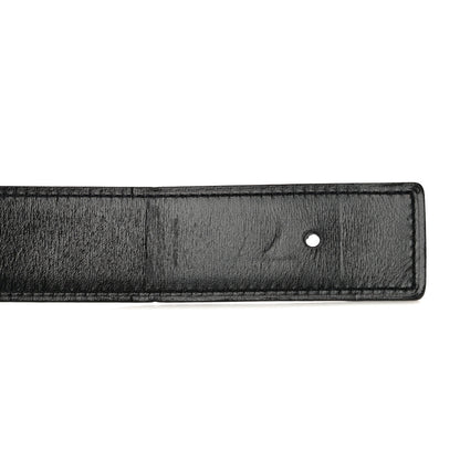 Hermes Box Togo 32mm H Belt 85 Black Blue Jean 11 of 11