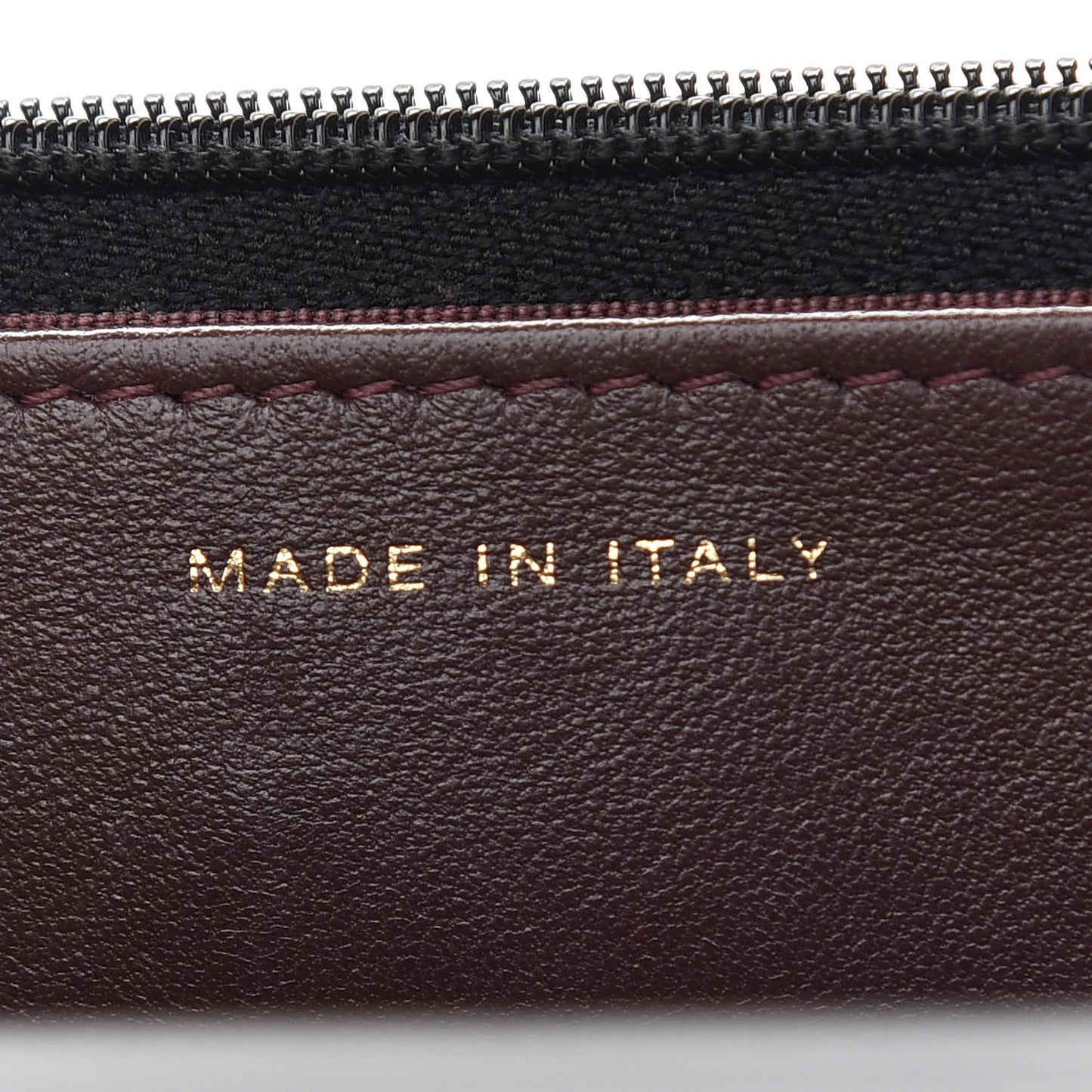 Lambskin Quilted Wallet On Chain WOC Black