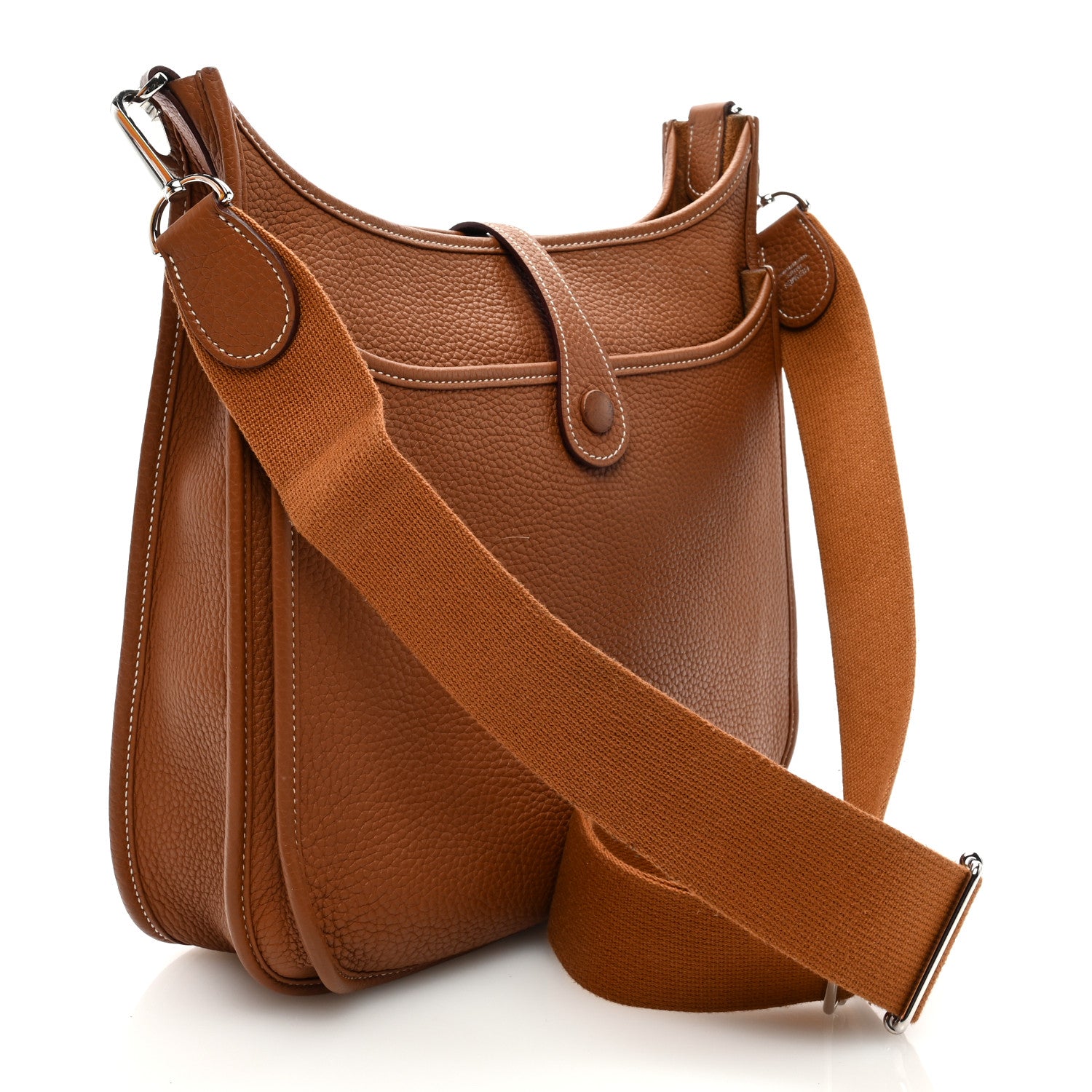 Hermes Taurillon Clemence Evelyne III PM Gold 3 of 12