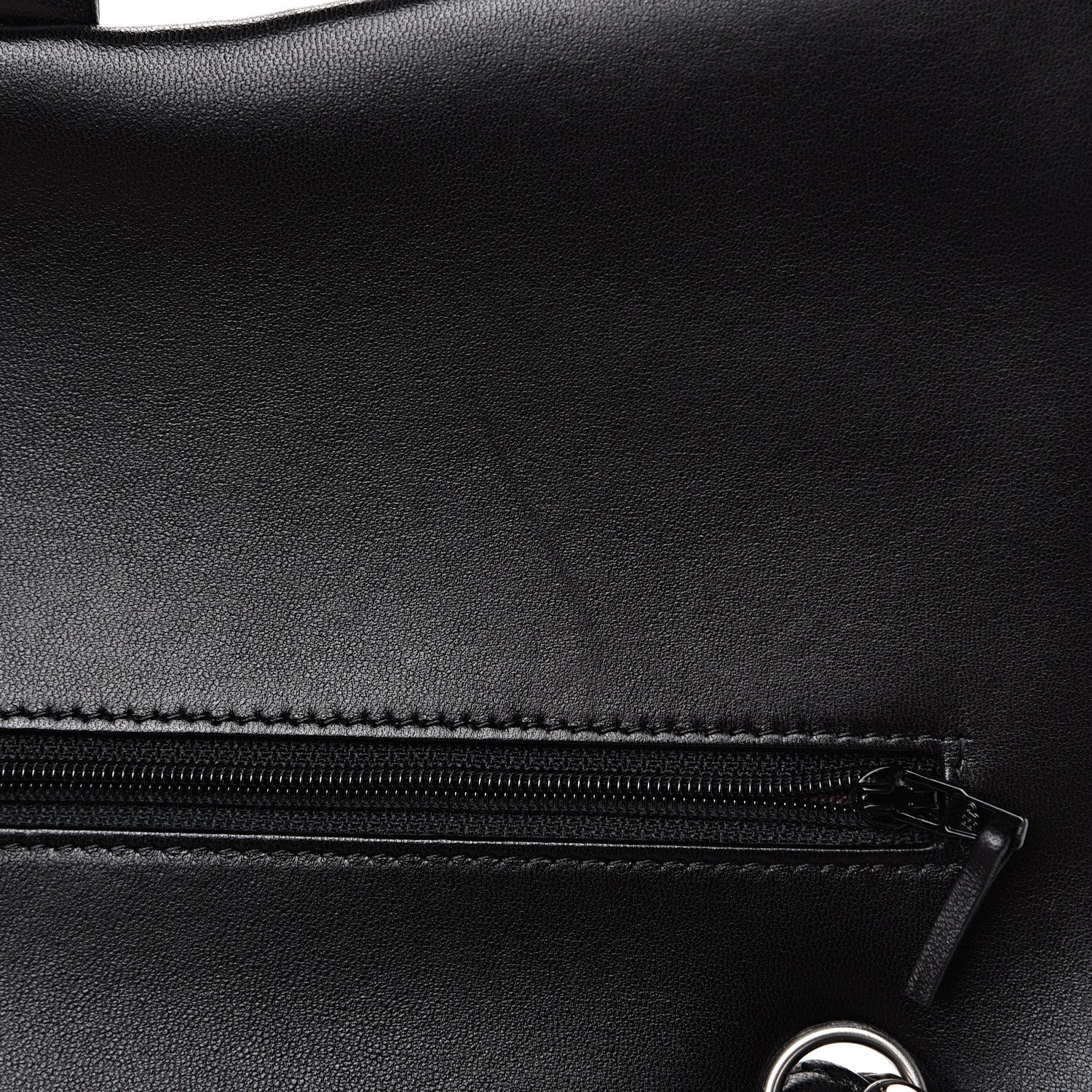 Chanel Lambskin Quilted Jumbo Double Flap Black 14 of 19