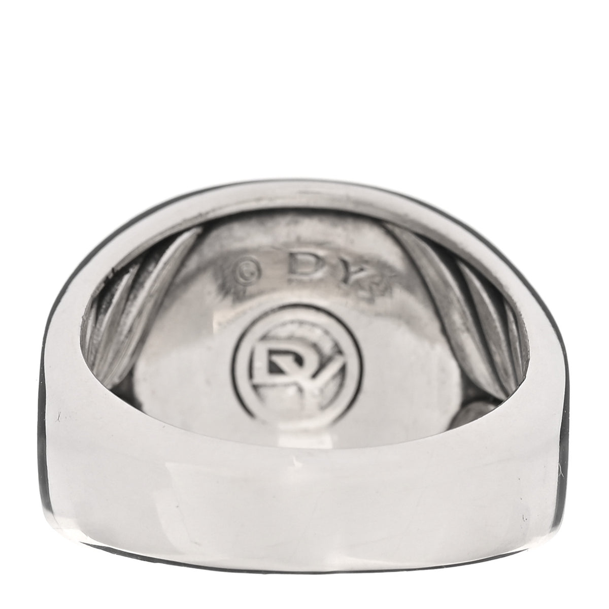 Sterling Silver Pietersite Mens Cable Signet Ring 65 11.25