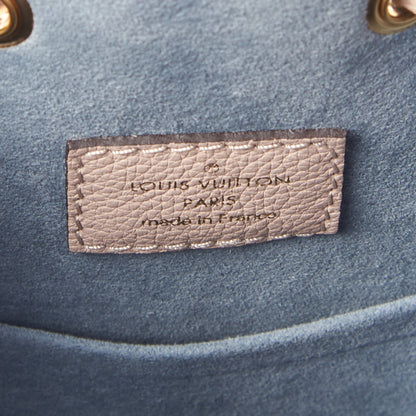 Louis Vuitton Grained Calfskin Lockme Bucket Greige 8 of 8
