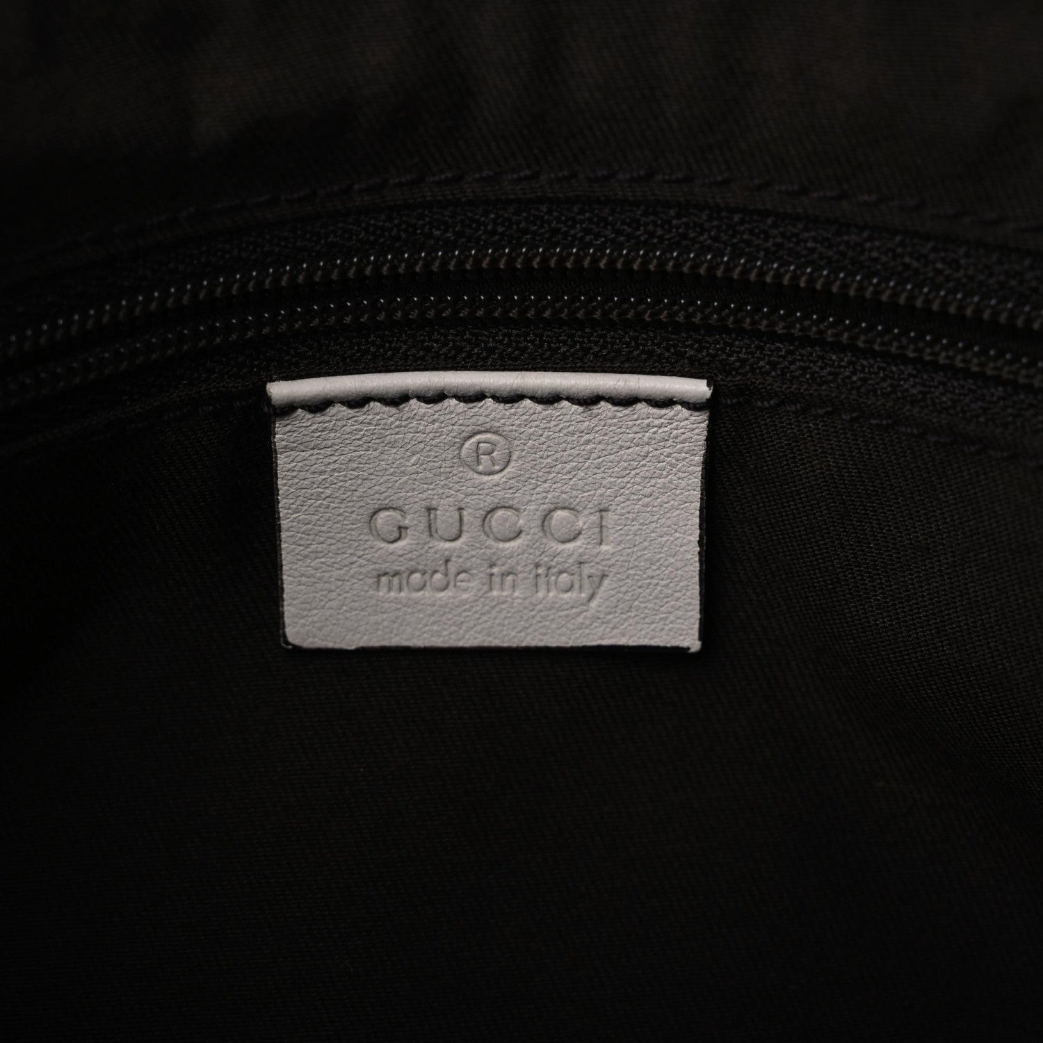 Gucci Monogram Medium D Gold Ring Hobo White 16 of 17