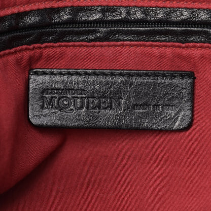 Alexander McQueen Lambskin De Manta Tote Black 5 of 14