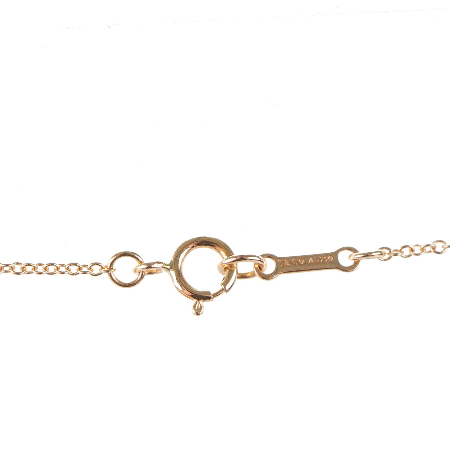 18K Rose Gold Black Diamond Pendant Necklace