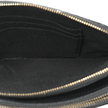 Chanel Iridescent Caviar Quilted Small Clutch With Chain Black 5 of 12
