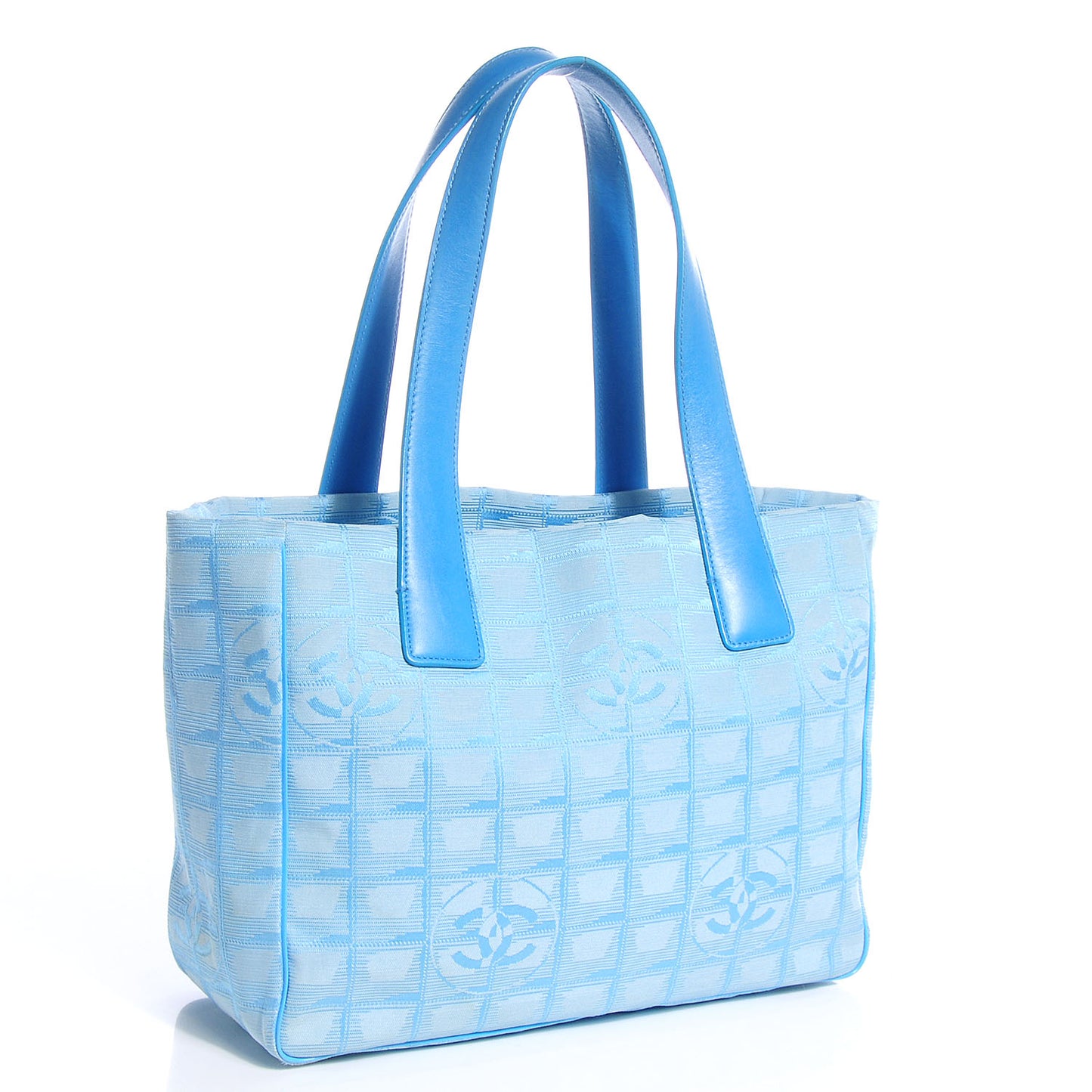 Nylon Travel Tote Blue