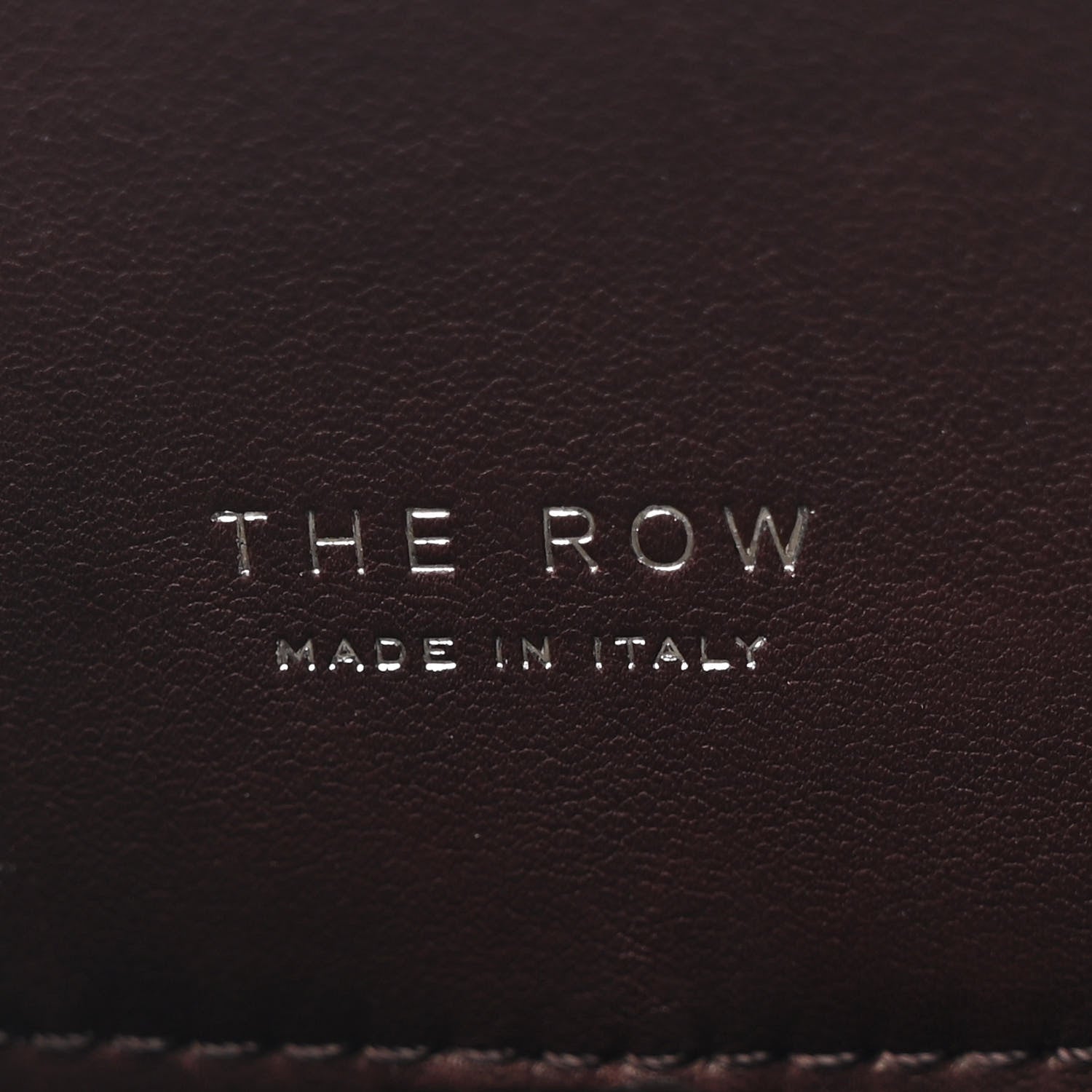 The Row Polished Saddle Calfskin Soft Margaux 10 Bag Dark Brown 6 of 10