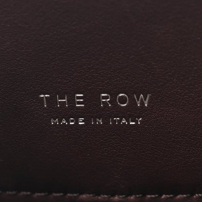 The Row Polished Saddle Calfskin Soft Margaux 10 Bag Dark Brown 6 of 10