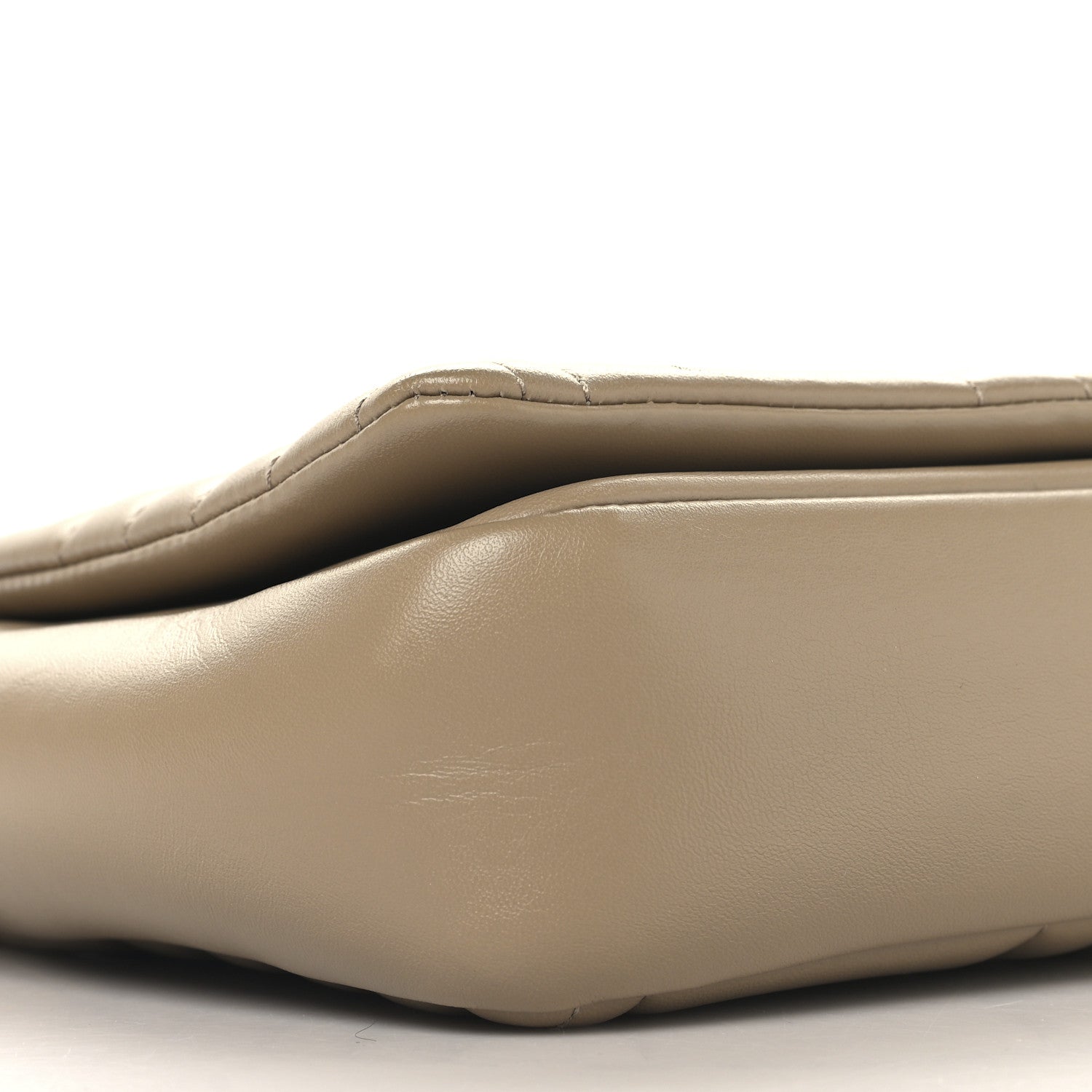 Burberry Lambskin Quilted Medium Lola Bag Oat Beige 8 of 10