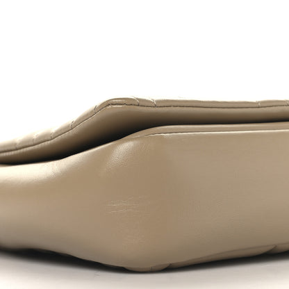 Burberry Lambskin Quilted Medium Lola Bag Oat Beige 8 of 10