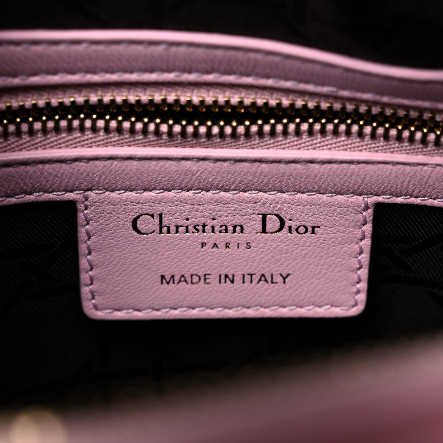 Lambskin Cannage Medium Lady Dior Light Pink