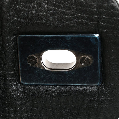 Chanel Calfskin Quilted Small XXL Travel Flap Bag Black 6 of 10