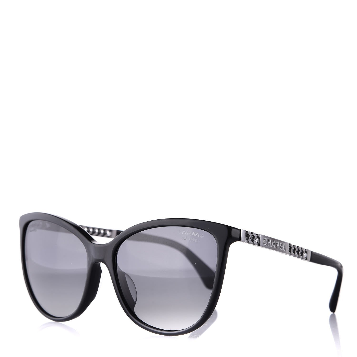 Chanel Chain Polarized Sunglasses 5352-A Black 1 of 8