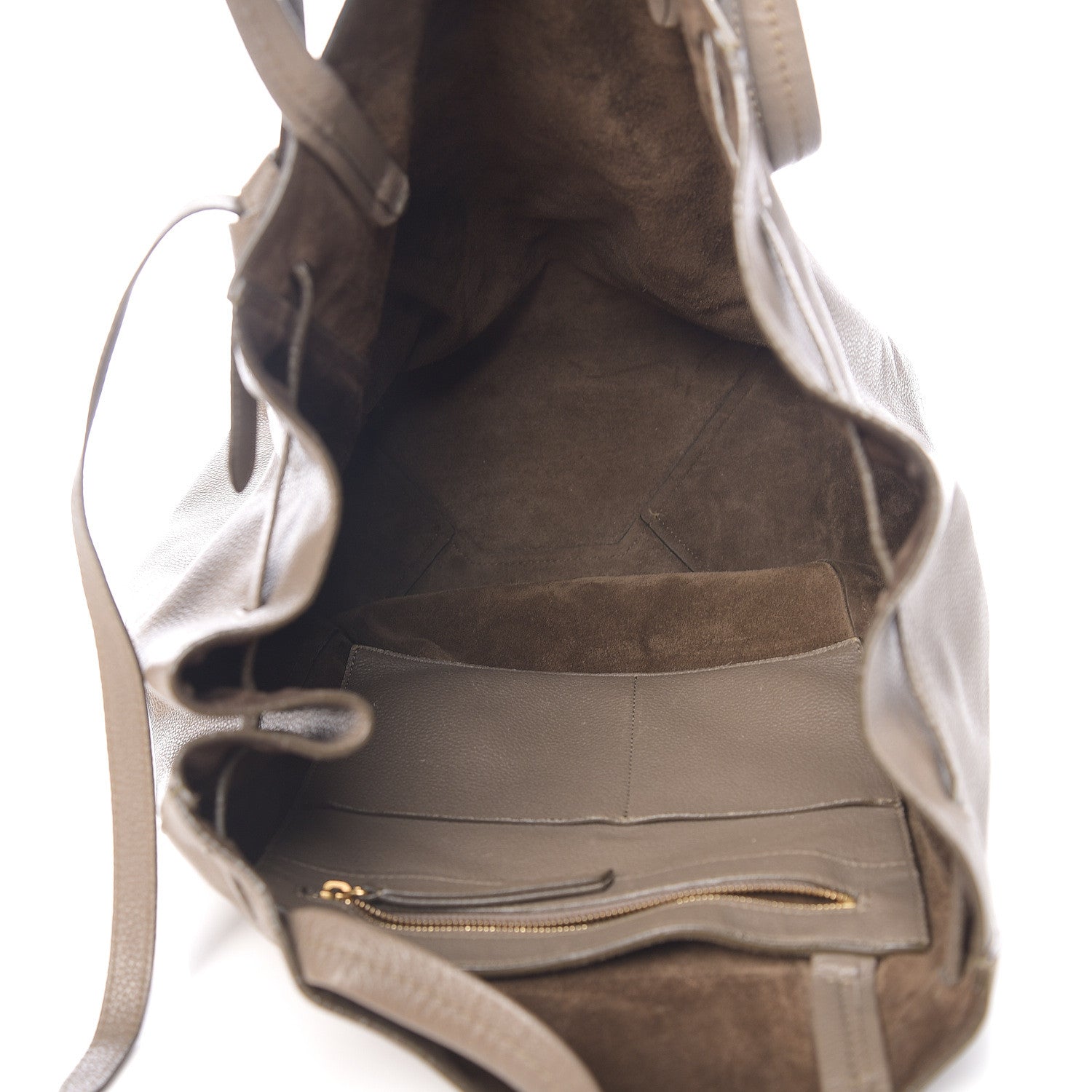 Celine Soft Grained Calfskin Medium Belt Cabas Phantom Taupe 4 of 13